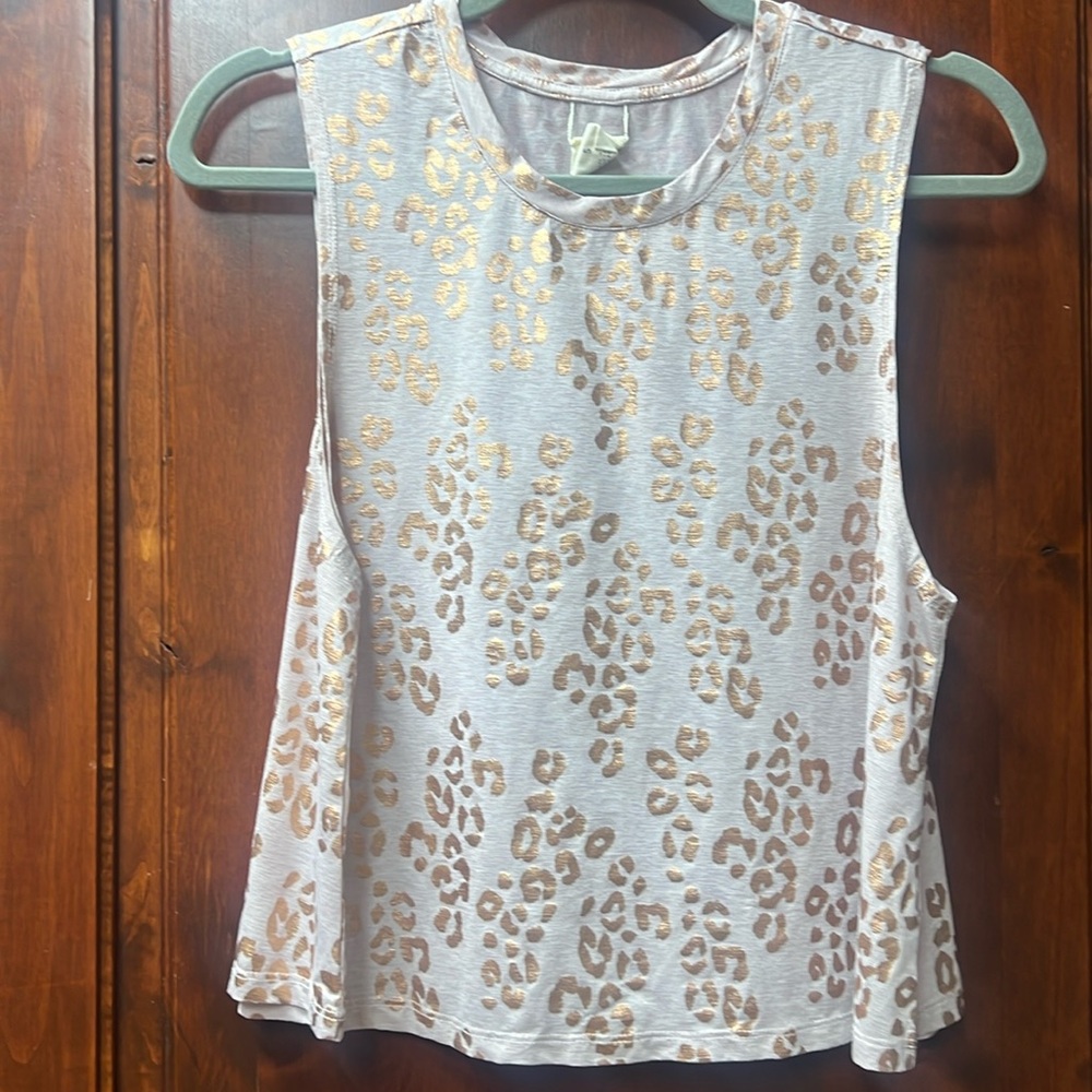 Spiritual Gangster metallic foil tank